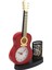 Gitar Çalar Saat Çok Işlevli Dekoratif Sağlam Gitar Saati Kalem Tutucu Kalemtıraş Ev Masası Için (Yurt Dışından) 2