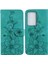 Realme C75 4g Manyetik Kabartmalı Zambak Kart Tutucu Cüzdan Için Flip Case (Yurt Dışından) 5