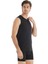 9234 ERKEK TENDER COTTON SIFIR YAKA SIFIR KOL SİYAH T-SHİRT 2