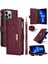 IPhone 13 Için Flip Case Pro Max Kayış Kart Yuvaları Cüzdan Darbeye (Yurt Dışından) 3