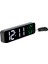 Led Müzik Çalar Saat 5 Ayarlanabilir Parlaklık 12/24h Büyük Ekran Sıcaklık Tarih Ekranı Dijital Saat Tak Ve Kullan Siyah (Yurt Dışından) 3
