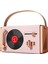 Açık Hava Bluetooth Hoparlör Taşınabilir Dekoratif Yüksek Ses Si Usb Çubukları Destek Retro Bluetooth Hoparlör Oturma Odası Ofis Sakura Pembe (Yurt Dışından) 1