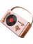 Açık Hava Bluetooth Hoparlör Taşınabilir Dekoratif Yüksek Ses Si Usb Çubukları Destek Retro Bluetooth Hoparlör Oturma Odası Ofis Sakura Pembe (Yurt Dışından) 3