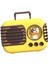 Sevimli Retro Bluetooth Hoparlör Mini Bagaj Mini Hoparlör Yaratıcı Vintage Güzel Küçük Hoparlör Sarı (Yurt Dışından) 4