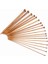 Bambu Örgü Şişleri Seti, Tek Uçlu Karbonize Örgü Şişi 18 Boyut (2mm Ila 10MM) (Yurt Dışından) 1