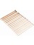 Bambu Örgü Şişleri Seti, Tek Uçlu Karbonize Örgü Şişi 18 Boyut (2mm Ila 10MM) (Yurt Dışından) 3