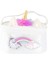 Beyaz Unicorn Puffer Çocuk Makyaj Çantası, Şık ve Kullanışlı Tasarım 1