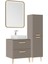 Patara Lavabo Dolabı 60 cm Mat Cappuccino 1