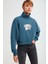 Frances Oversize Petrol Yeşili Sweatshirt 4