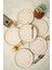 Taupe Bloom Nordıc Servis Tabağı 28 cm 6 Adet 22528 2