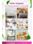 Bebek Pudrası Çubuklu Oda Kokusu Bambu Kokusu Kare Şişe Baby Powder Reed Diffuser 100ml 4