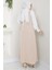 Nehir Örme Jile Elbise Bej HM2389 5