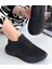 Kuum London K112707 Comfy 36/40 Taşlı Bağcıksız Yüksek Taban Sneaker Spor Günlük Ayakkabı 4