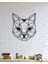 Kedi Duvar Heykeli 2d Iı 3D 2