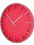 Duvar Saati Sessiz Tıklamayı Önler Kolay Okunur Yenilikçi Modern Yuvarlak Duvar Saati Ev Ofis Mutfak Yatak Odası 5686 Gümüş Kırmızı (37,7X3CM / 14,8x1,2in) (Yurt Dışından) 3