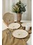 Taupe Bloom Nordıc Pasta Tabağı 22 cm 6 Adet 22529 5