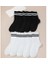 Unisex Beyaz Çizgili Kolej Çorap 8’li Paket 1