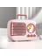 Sevimli Retro Bluetooth Hoparlör Mini Bagaj Mini Hoparlör Yaratıcı Vintage Sevimli Küçük Hoparlör Pembe (Yurt Dışından) 5