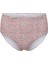 Onlella Hw Stitch Brief Normal Kalıp Desenli Kırmızı Kadın Bikini Alt 1