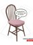 x permate Standartfit Oval Sandalye Minderi Fermuarlı Yıkanabilir Kılıf Bağcıklı Su ve Yağ Itici 42 x 42 x 5 Pembe 1