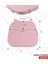 x permate Standartfit Oval Sandalye Minderi Fermuarlı Yıkanabilir Kılıf Bağcıklı Su ve Yağ Itici 42 x 42 x 5 Pembe 5