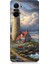 Xiaomi Redmi K40 Uyumlu Kayalıkta Gök Altında Deniz Feneri Desenli Silikon Kılıf 1