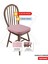 2'li Standartfit Oval Sandalye Minderi Fermuarlı Yıkanabilir Kılıf Bağcıklı Su ve Yağ Itici 42 x 42 x 5 Pembe 2
