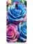 Xiaomi Redmi 8A Uyumlu Gökkuşağı Renkli Güller Desenli Silikon Kılıf 1