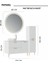 Patara Lavabo Dolabı 100CM Mat Beyaz 4
