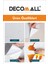 K-30 Kendinden Yapışkanlı Folyo Karo Suya Dayanıklı Mutfak Banyo Zemin Kaplama 30X30 Cm(4 Adet) 6