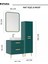 Patara Lavabo Dolabı 60CM Mat Yeşil 1