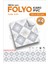 K-41 Kendinden Yapışkanlı Folyo Karo Suya Dayanıklı Mutfak Banyo Zemin Kaplama 30X30 Cm(4 Adet) 1