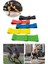 5 Li Set Aerobik Bandı Fitness Egzersiz Plates Direnç Lastiği Crossfit Kas Germe ve Jimnastik Seti (336336) 4