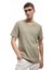 Bisiklet Yaka Dokulu Kısa Kollu Pamuklu Slim Fit Tişört 1