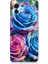 Xiaomi Mi 11 Uyumlu Gökkuşağı Renkli Güller Desenli Silikon Kılıf 1