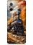 Xiaomi Redmi 12C Uyumlu Sonbaharda Buharlı Tren Desenli Silikon Kılıf 1