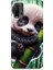 Xiaomi Redmi 9t Uyumlu Bambu Tutan Panda Desenli Silikon Kılıf 1