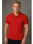 Kaelaurean Erkek Polo Yaka T-Shirt Çekmeyen Pamuklu Kumaş Slim Fit Dar Kesim Kıvrılmazyaka 1