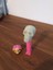 Sivri Dişlerle Kafatası Pez Dispenser Topper (Sadece Plastik Aparattır) 3D 2