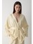 Sarı Pamuklu Kimono Bol Paça Pantolon Takım 2