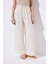 Müslin Bağlamalı Pantolon Bej 5