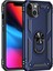 Newface iPhone 14 Plus Kılıf Sofya Yüzüklü Silikon Kapak - Lacivert 1