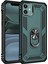 Newface iPhone 11 Kılıf Sofya Yüzüklü Silikon Kapak - Yeşil 1