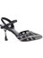 PS-33350 8,5 cm Topuklu Kadın Taşlı Arkası Açık Stiletto Abiye Ayakkabı 1