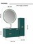 Patara Lavabo Dolabı 100CM Mat Yeşil 1