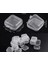 Mini Şeffaf Takı Saklama Kutusu, 5’li, 3,5cm x 3,5cm, Şık ve Kullanışlı Seçenek 4