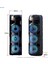 8838 Dj Party Speaker | 8'' Üç Yollu Bluetooth Ses Sistemi | Ekstra Baslı Taşınabilir Müzik Arabası 3