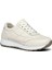 Kadın Bej Bağcıklı Kalın Tabanlı Deri Sneaker 3