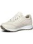 Kadın Bej Bağcıklı Kalın Tabanlı Deri Sneaker 4