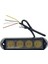 12V-24V Çakar Flaş LED Lamba (Şeffaf) (Sarı/sarı) (4X1W) 18 Fonksiyonlu (132*34*30 Mm) 2